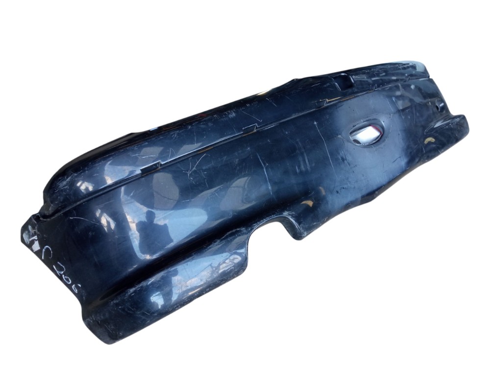 Grade Parachoque Traseiro Peugeot 206 2004 2010 Original  Preto Brilhante 3