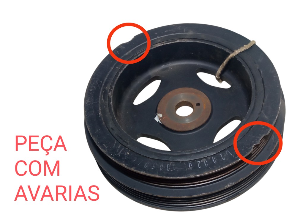 Polia Virabrequim Jac J2 J3 1 4 16v 2012 2015 Original 2