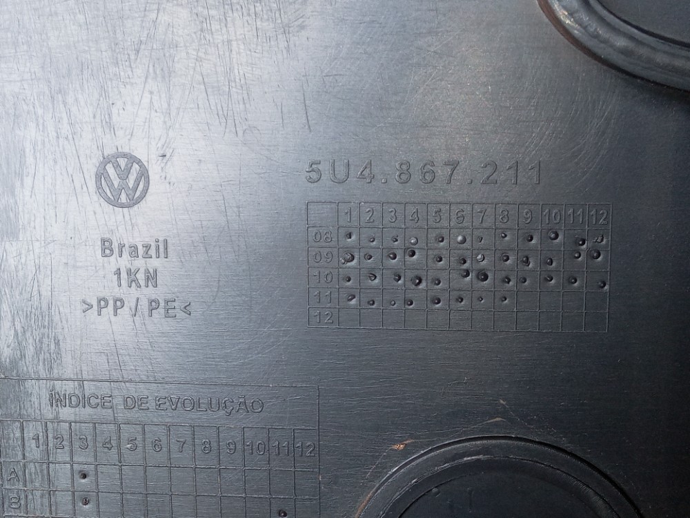 Forro Porta Traseira Esquerda Gol G5 G6 2012 2016 Original Cinza 4