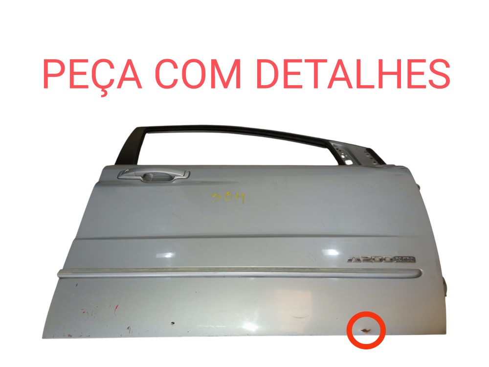 Porta Dianteira Direita Ssangyong Actyon A200 2010 Usada Dianteira Direito Prata 2
