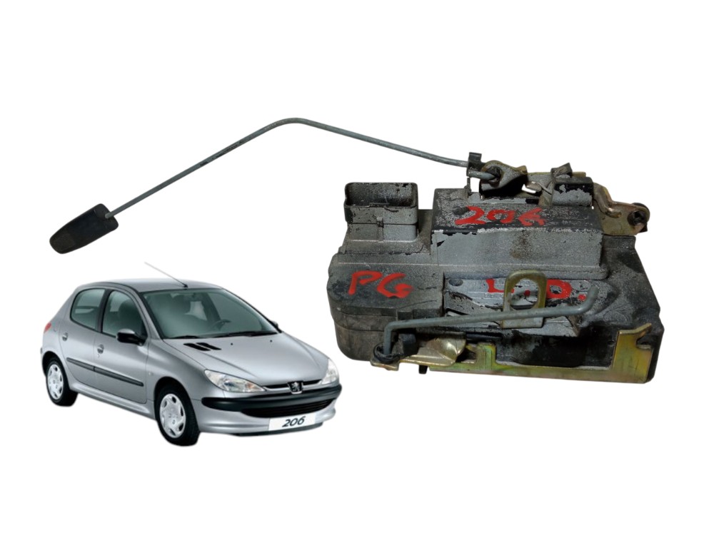Fechadura Porta Dianteira Direita Peugeot 206 2002 2005 1