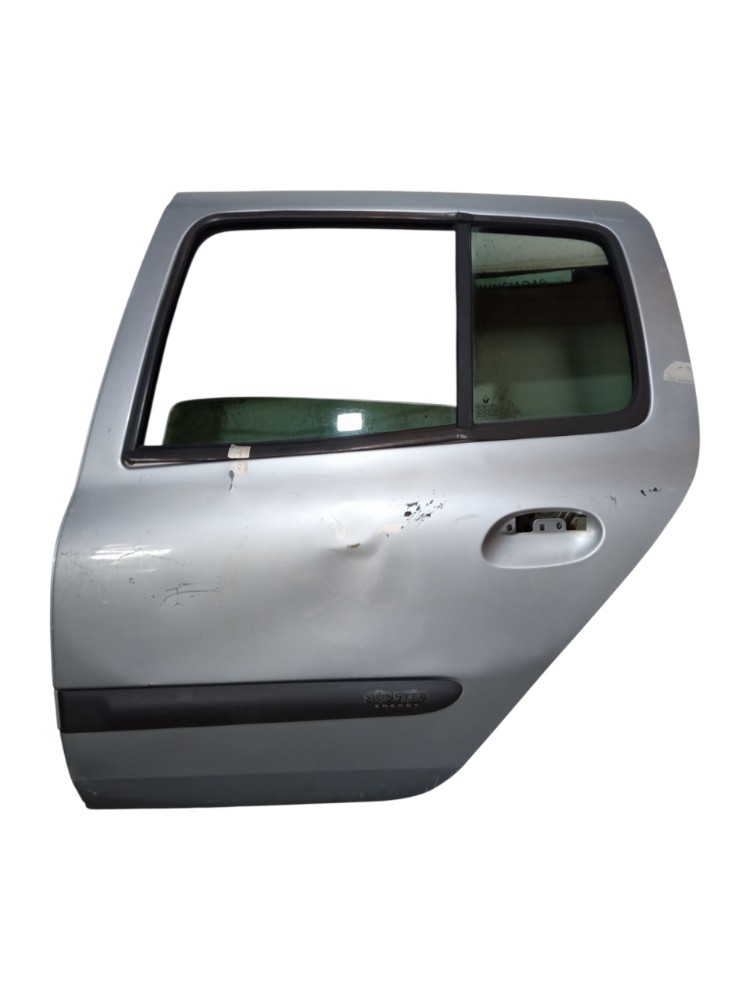 Porta Traseira Esquerda Renault Clio 2002 2010 Traseira Esquerdo Prata 1