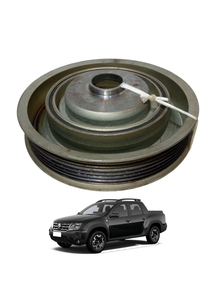 Polia Virabrequim Renault Duster Oroch 2016 2019 2.0 16v 1