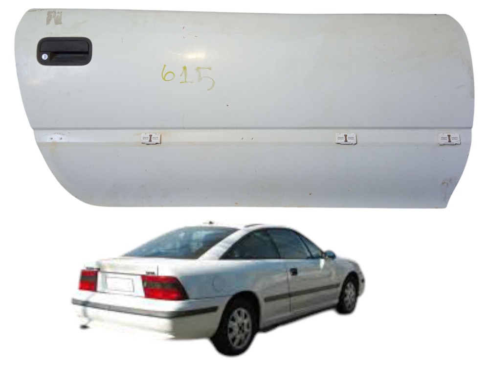 Porta Dianteira Lado Direito Calibra Gm Original 1993 A 1995 Dianteira Direito Branco 1