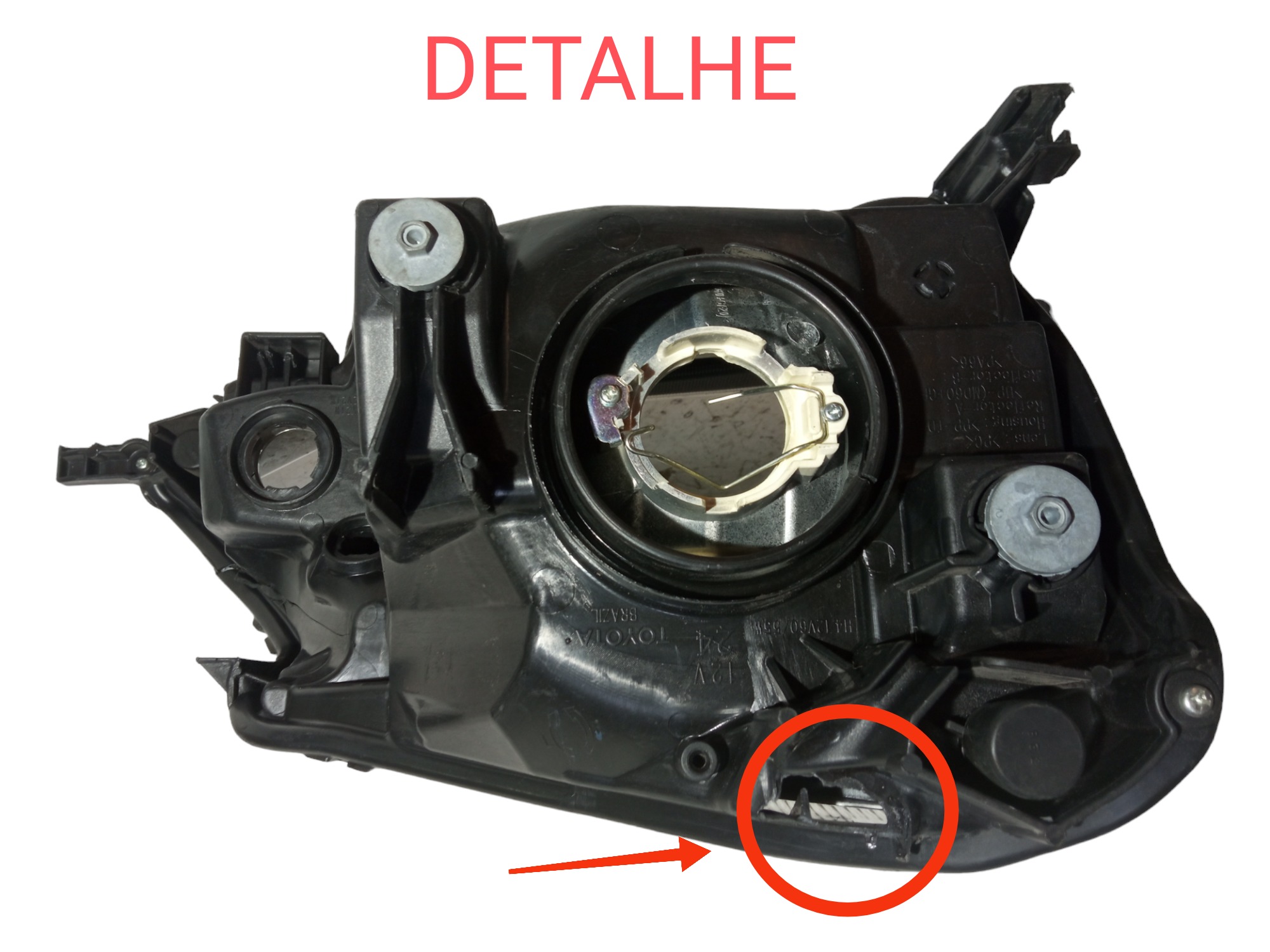 Farol Dianteiro Lado Esquerdo Toyota Etios Sedan 2015 A 2018 4