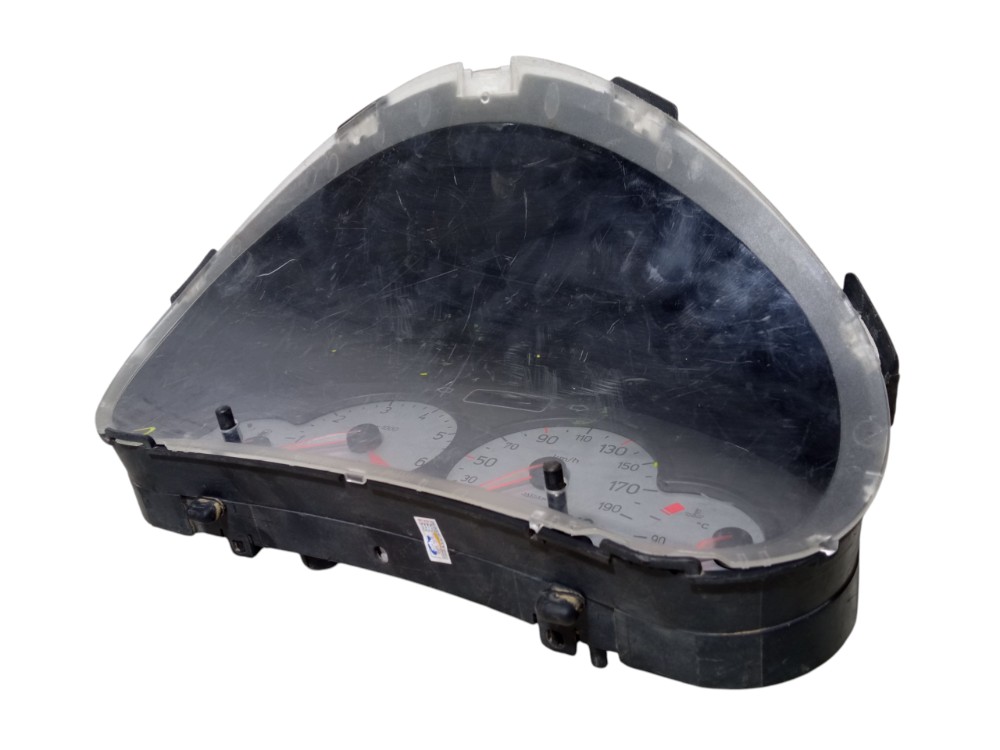 Moldura Acabamento Painel Instrumentos Peugeot 206 2000 2006 Preto 3