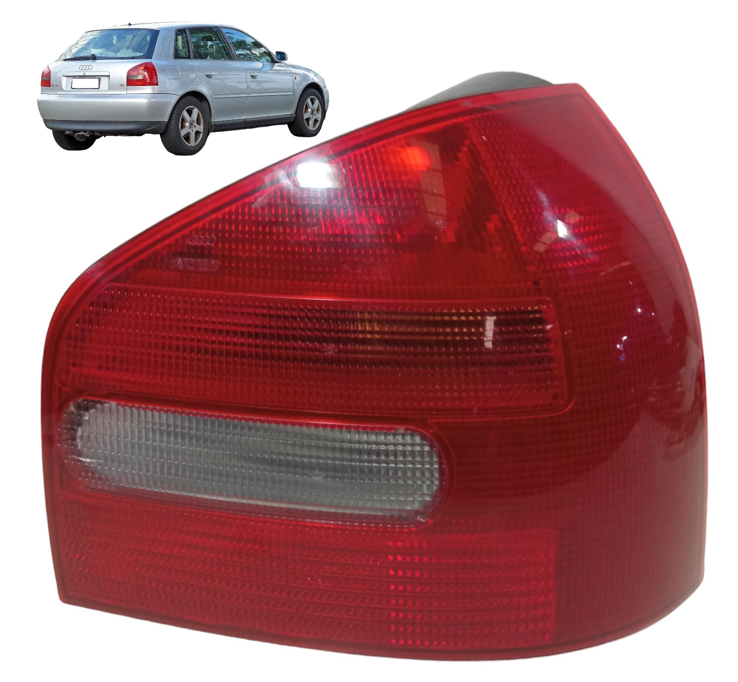 Lanterna Traseira Direita Audi A3 97 A 2002 Original Usada  Direito Vermelho 1