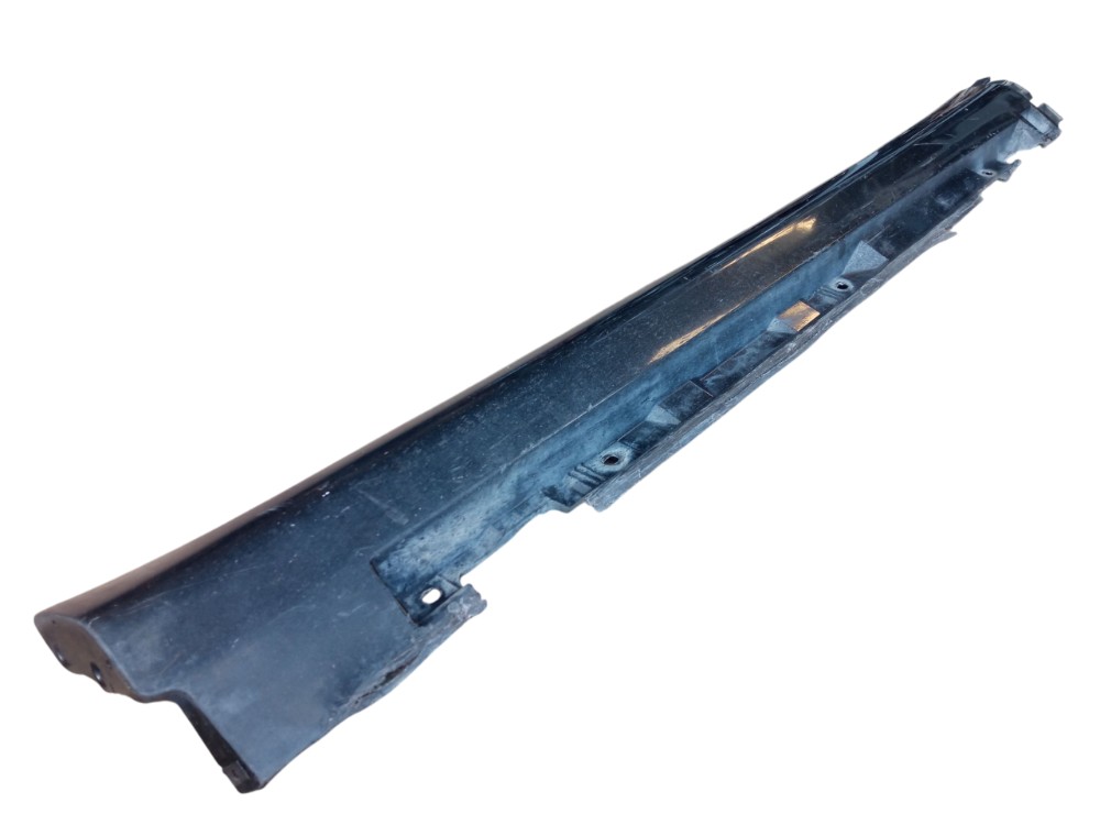 Acabamento Spoiler Saia Lateral Esquerdo Volvo S40 2005 2009 Preto 3