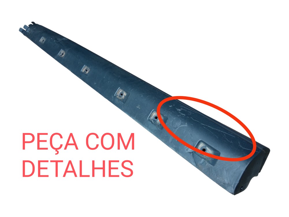 Spoiler Lateral Esquerdo Land Rover Discovery 3 2005 2009  Preto 2