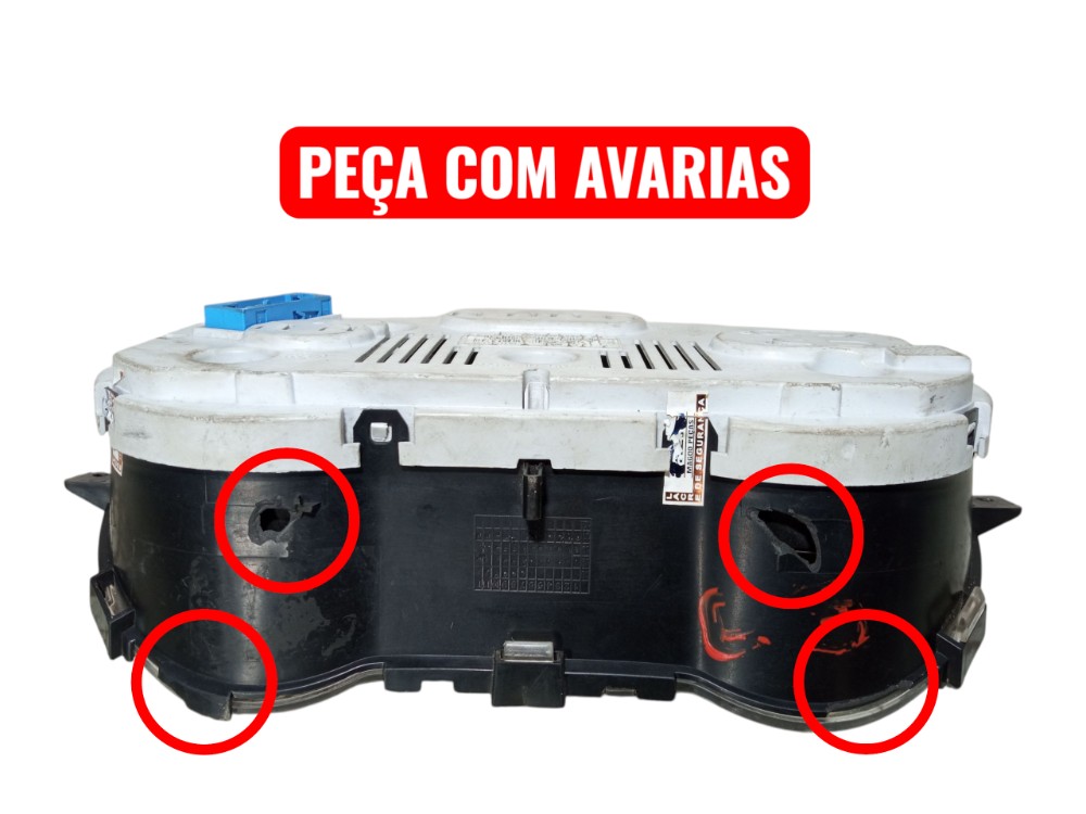 Painel Instrumentos Gol G5 Voyage Saveiro 2008 2012 Original Preto 2