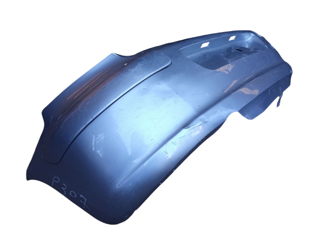 Grade Parachoque Traseiro Peugeot 307 2004 2010 Original  Prata Brilhante 3
