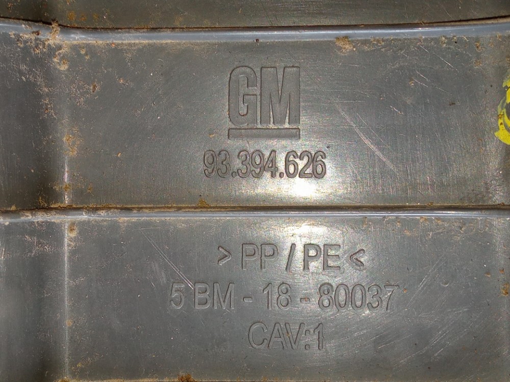 Moldura Acabamento Inferior Porta Malas Gm Meriva 2003 2012  Cinza 6