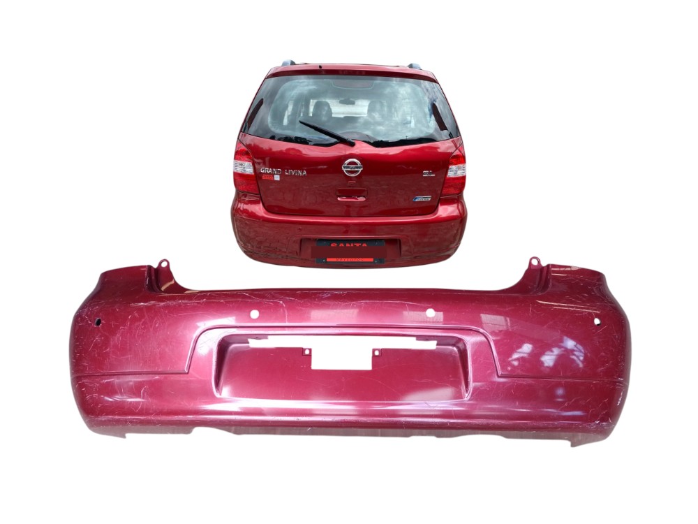 Parachoque Traseiro Nissan Livina 2009 2014 Original 1
