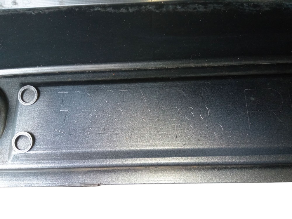 Spoiler Lateral Direito Toyota Corolla Xei 2020 2023 Prata 9
