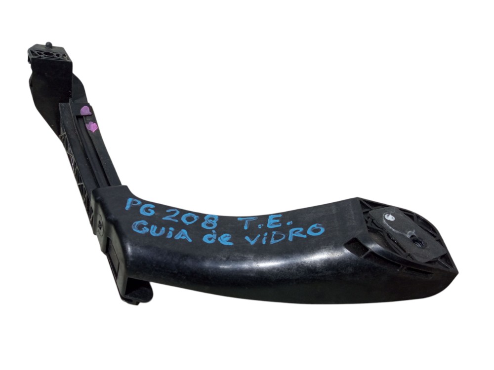 Guia Vidro Traseiro Esquerdo Peugeot 208 2016 2019 Original  Preto 2