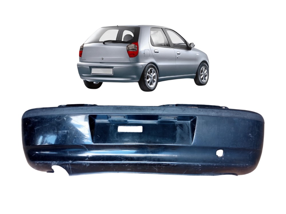 Parachoque Traseiro Fiat Palio 2001 2006 Original 1