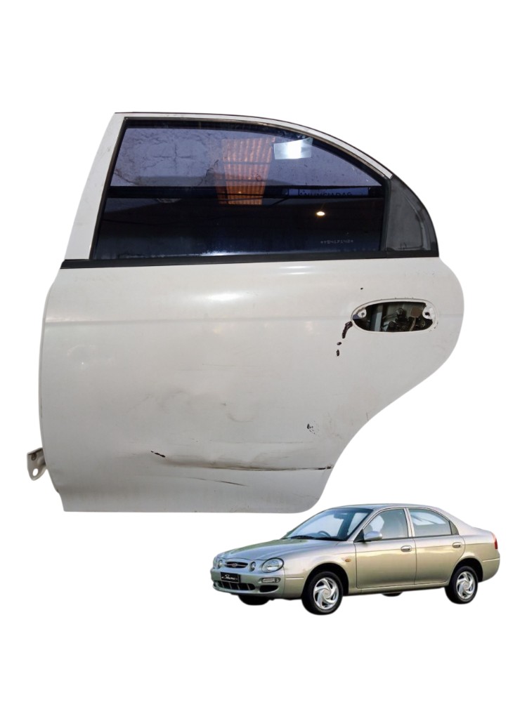 Porta Traseira Esquerda Kia Shuma 98 99 2000 1.5 Traseira Esquerdo Branco 1
