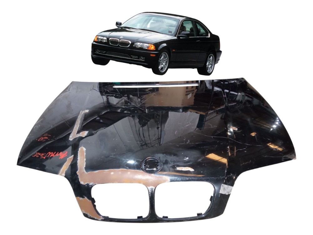 Capo Dianteiro Preto Bmw Serie 3 320i 2000 2005 Original 1