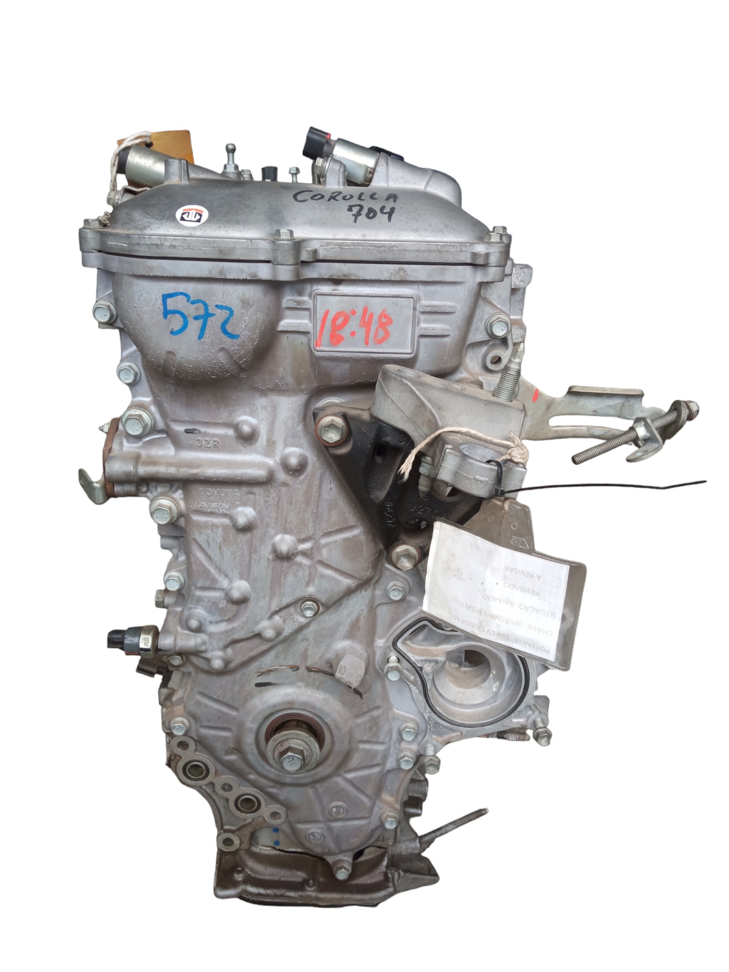 Motor Parcial Toyota Corolla 2015 2017 2 0  Automatico Usado 6
