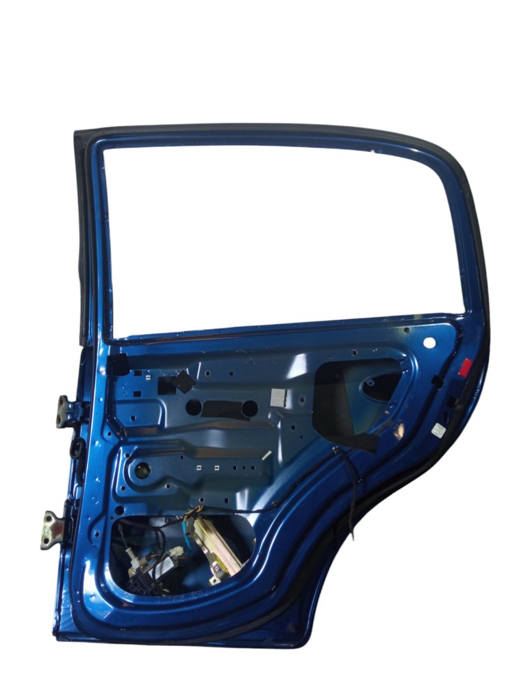 Porta Traseira Direita Chery Face 2010 2015 1.3 16v Original Traseira Direito Azul 4