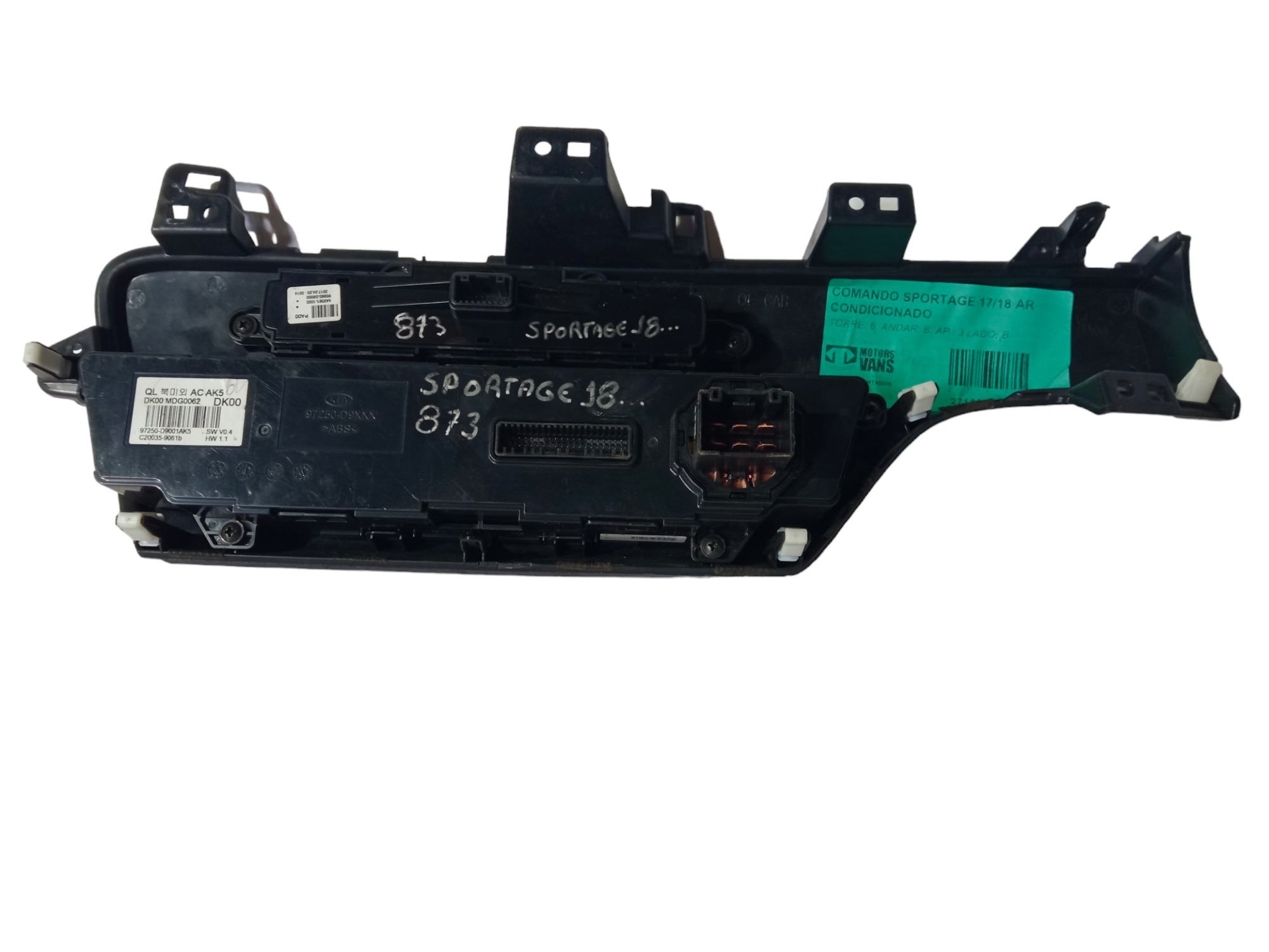 Comando Controle Ar Condicionado Kia Sportage 2017 A  2019 4