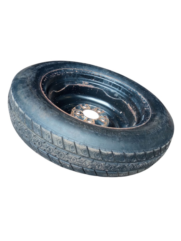Roda Ferro Estepe Aro 16 Pneu 145 90 Chrysler Grand Caravan Preto 6