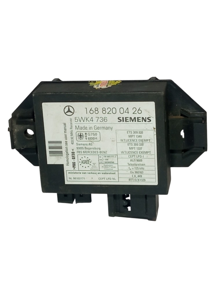 Modulo Imobilizador Mercedes Classe A A160 A190 1999 2013 2
