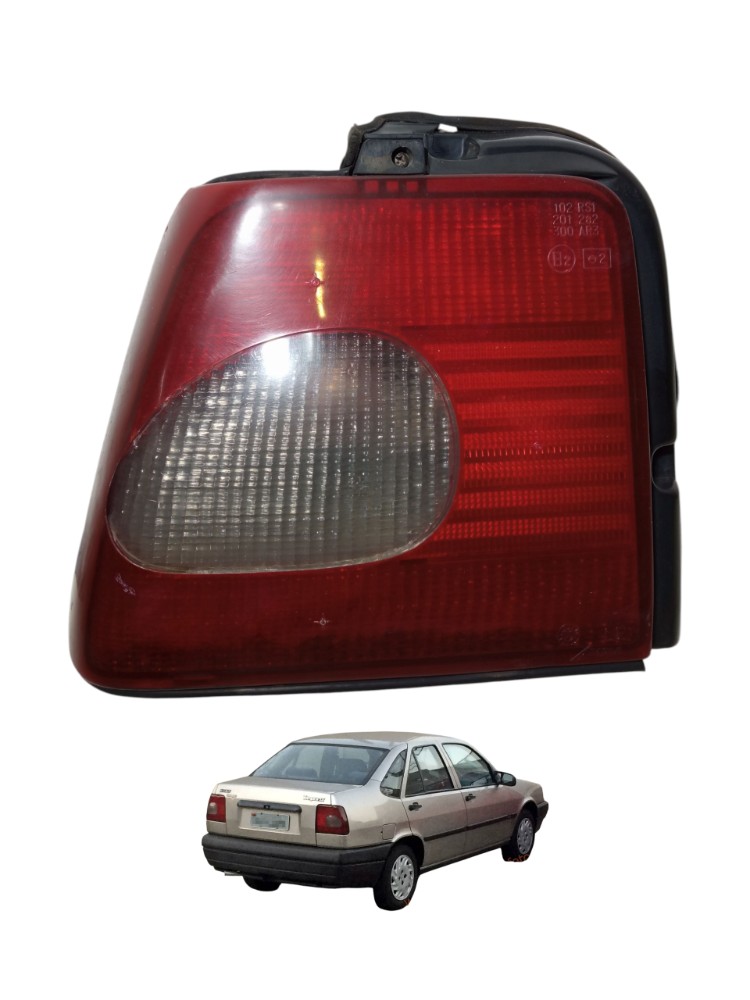 Lanterna Traseira Esquerda Fiat Tempra 1997 2.0 8v Original  Direito/passageiro Vermelho 1