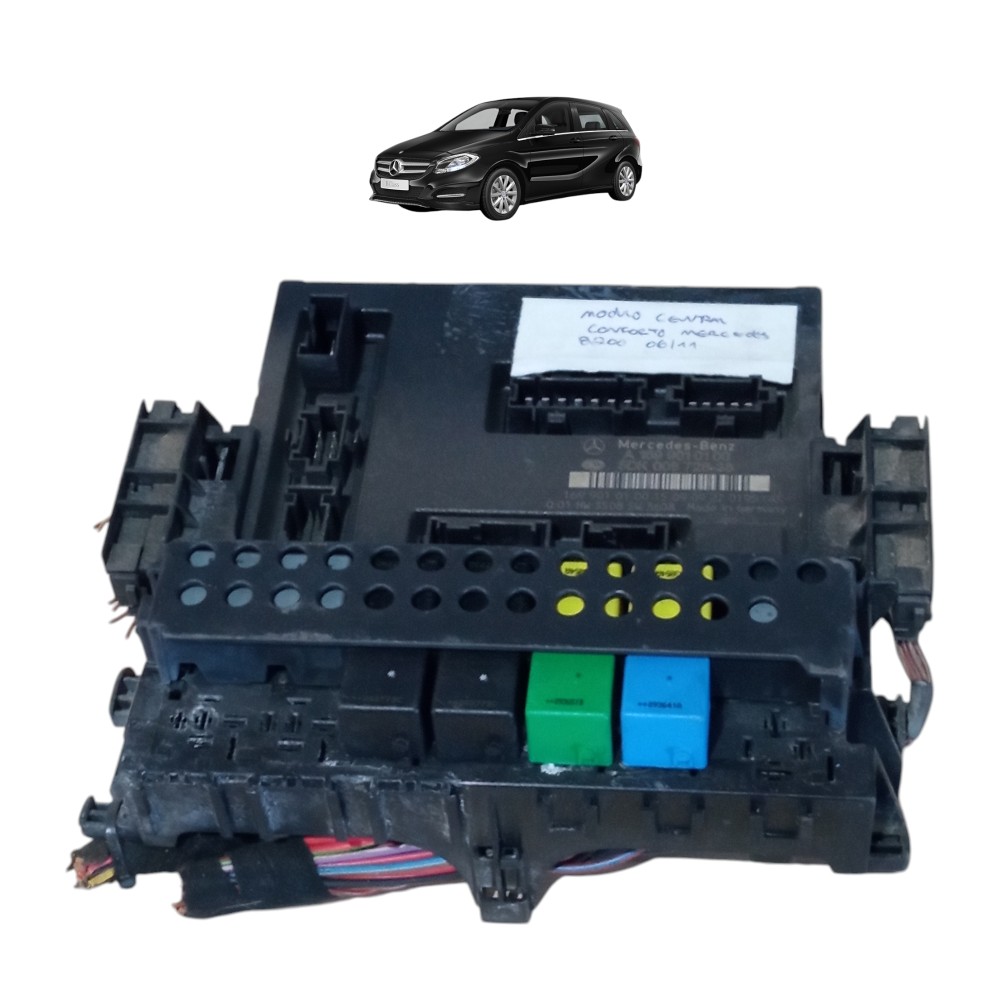 Modulo Central Conforto Mercedes B200 2006 2011 Original 1