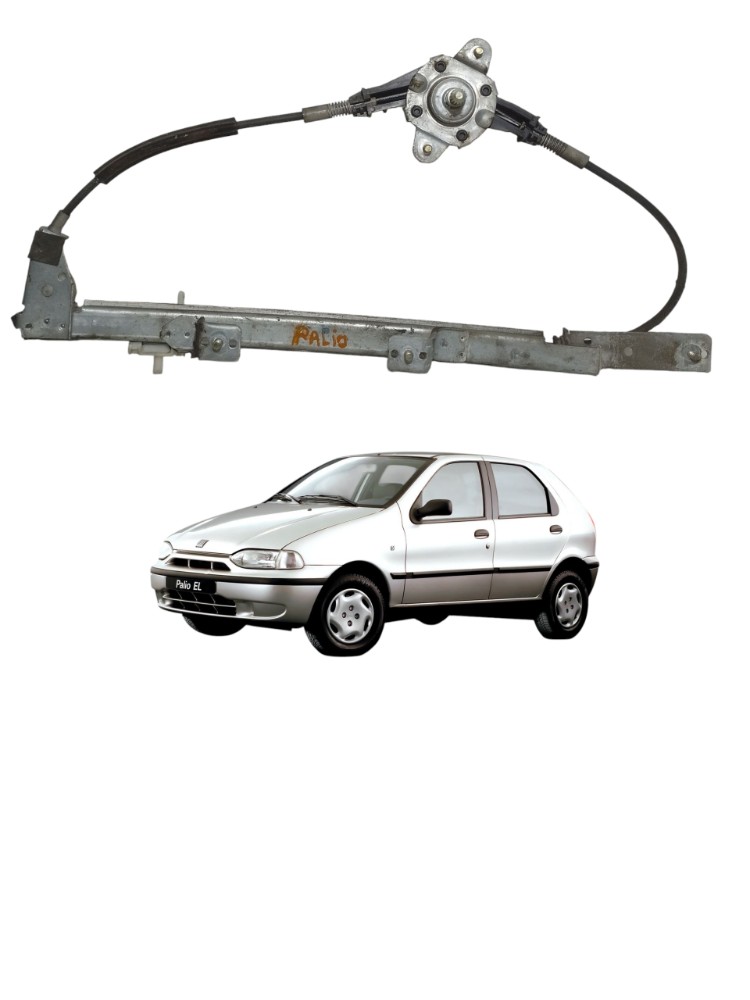 Maquina Vidro Manual Traseiro Esquerdo Fiat Palio 2002 2006 1