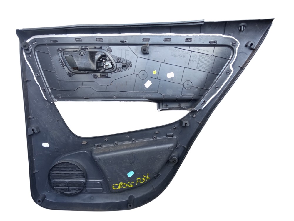 Forro De Porta Traseira Esquerda Vw Fox 2011 2014 Original  Preto 4