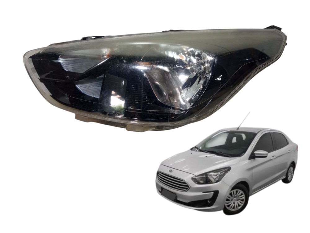 Farol Dianteiro Esquerdo Ford Ka Sedan 2019 2020 2021 2022 Esquerdo/motorista 1