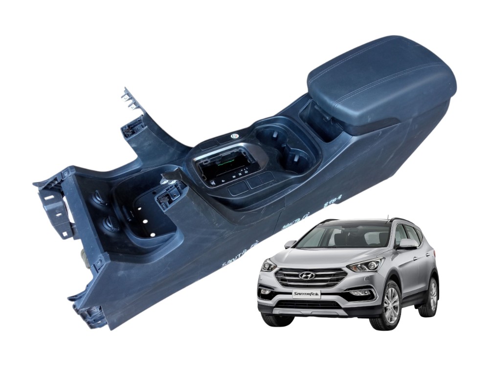Acabamento Console Central Hyundai Santa Fe 2015 2018 3.3 V6 1