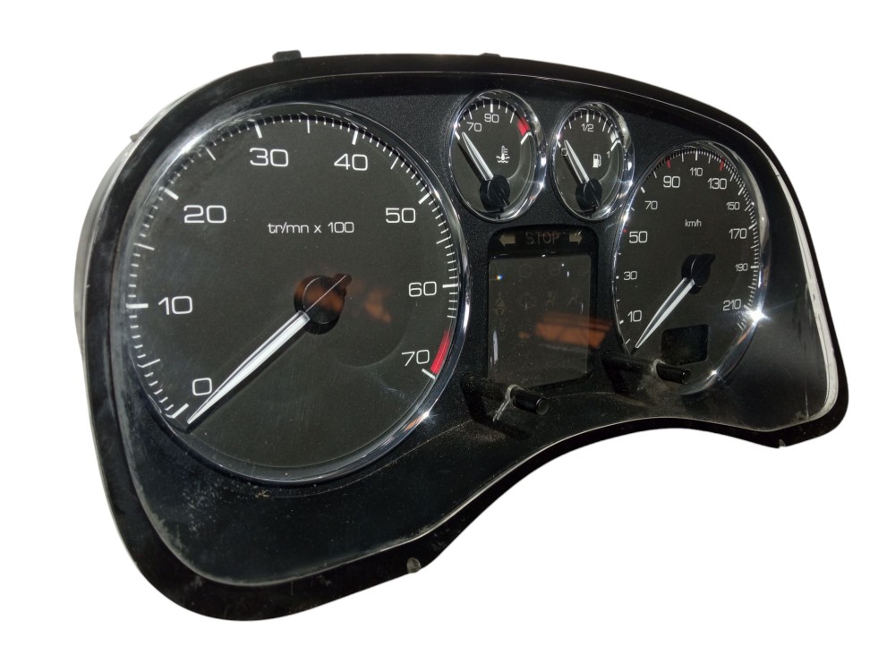 Painel Instrumentos Peugeot 307 2006 2012 1.6 Manual Usado  Preto 4