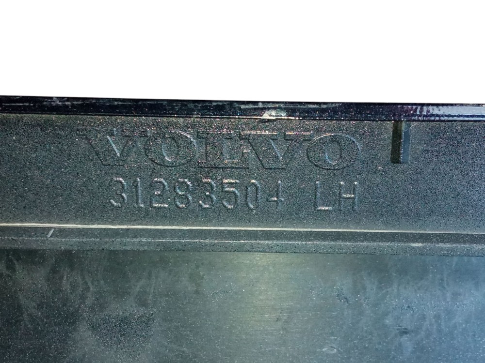 Acabamento Spoiler Saia Lateral Esquerdo Volvo S40 2005 2009 Preto 7