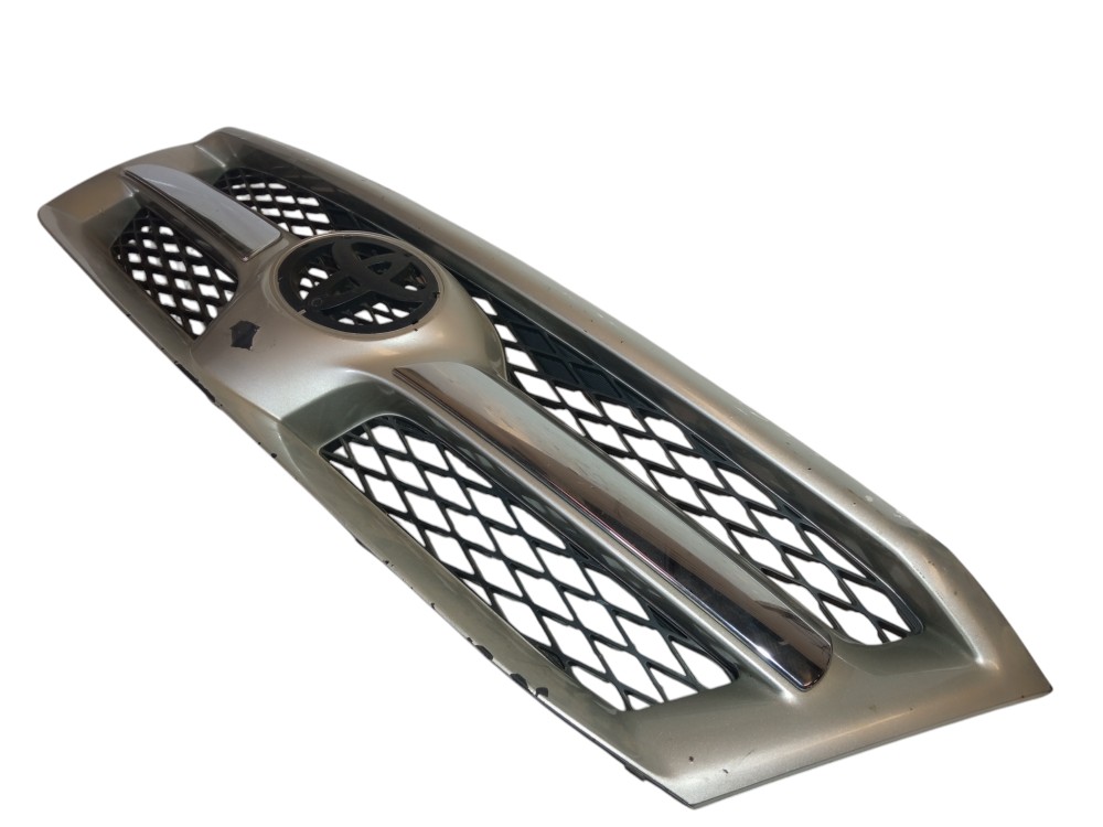 Grade Dianteira Superior Radiador Toyota Hilux 2006 2011  Prata Brilhante 3