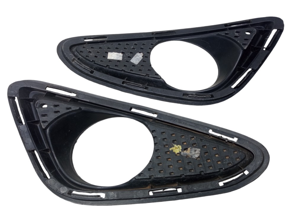 Par Moldura Farol De Milha Hyundai Hb 20 2013 2016 Original  Preto Ambos Os Lados 5