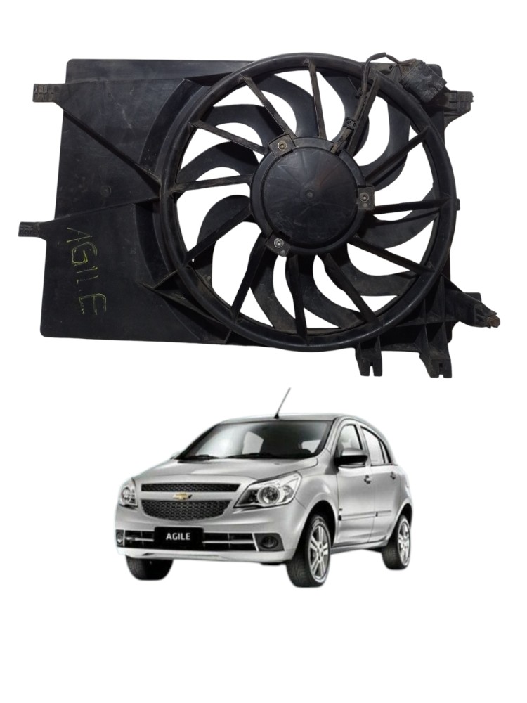 Defletor Ventoinha Radiador Chevrolet Agile Montana 2012
