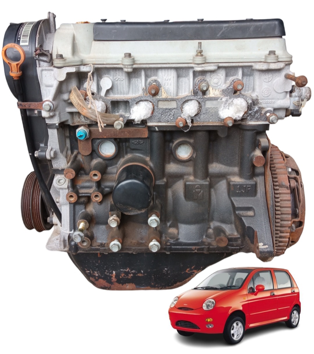 Motor Parcial Chery Qq 2011 A 2013 1 1 16v Manual Gasolina 3