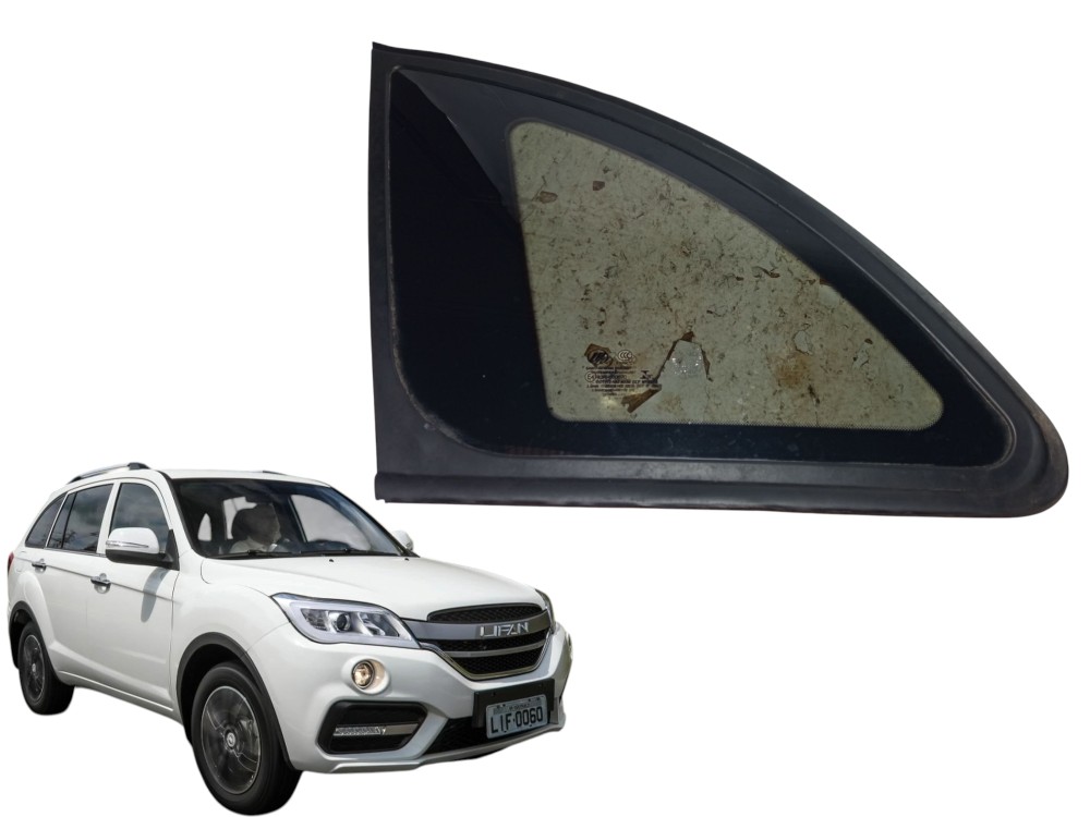Vidro Fixo Traseira Esquerda Lifan X60 2018 Original 1