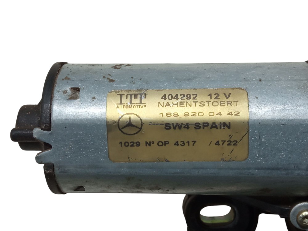 Motor Limpador Vidro Traseiro Mercedes Classe A 99 2005 6