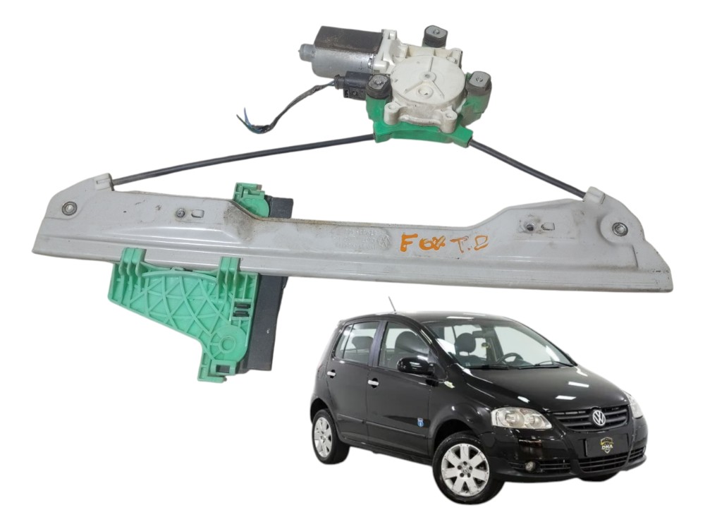 Maquina Vidro Eletrico Traseira Direita Vw Fox 2003 2014 1