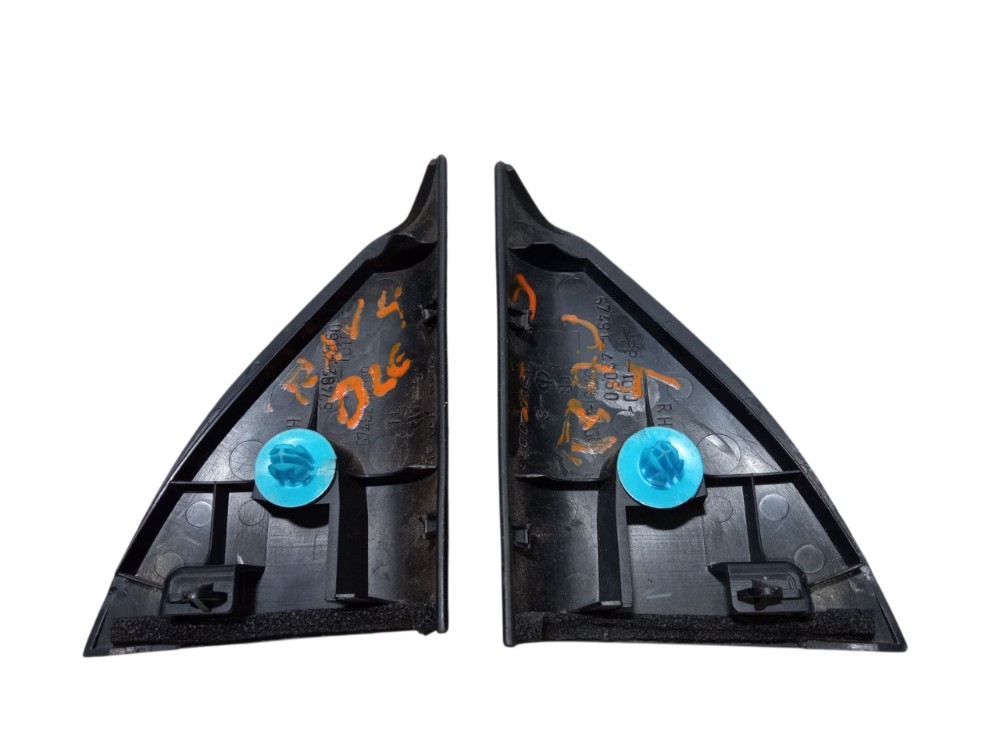 Par Moldura Acabamento Interno Retrovisor Toyota Rav4 2007 Preto 4