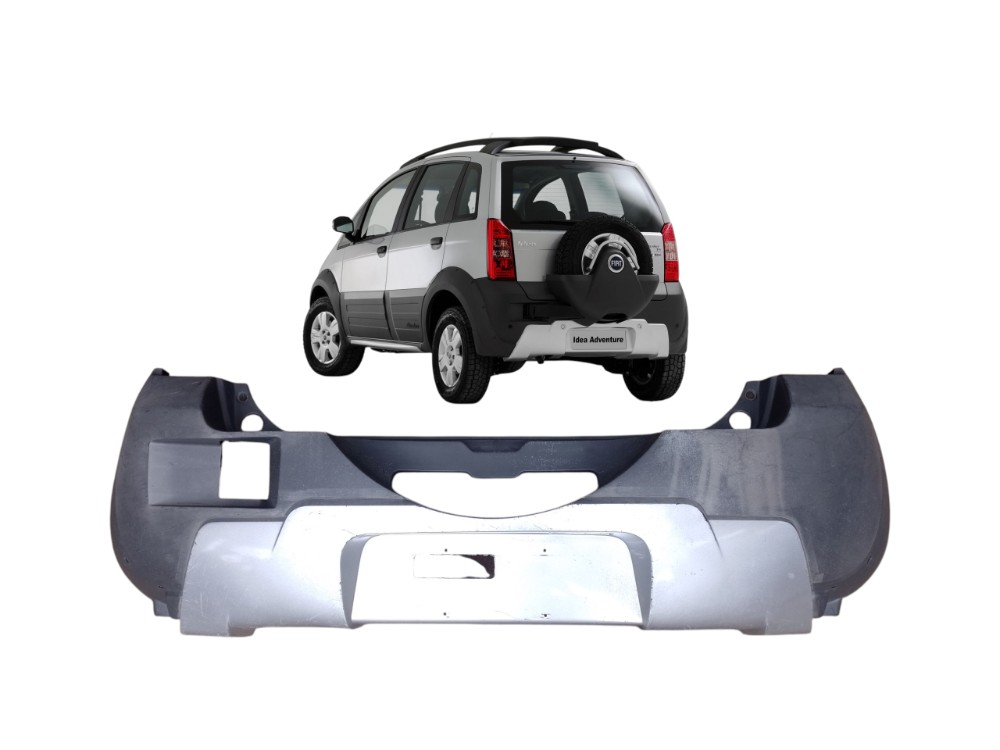 Parachoque Traseiro Fiat Idea Adventure 2006 2010 Original 1
