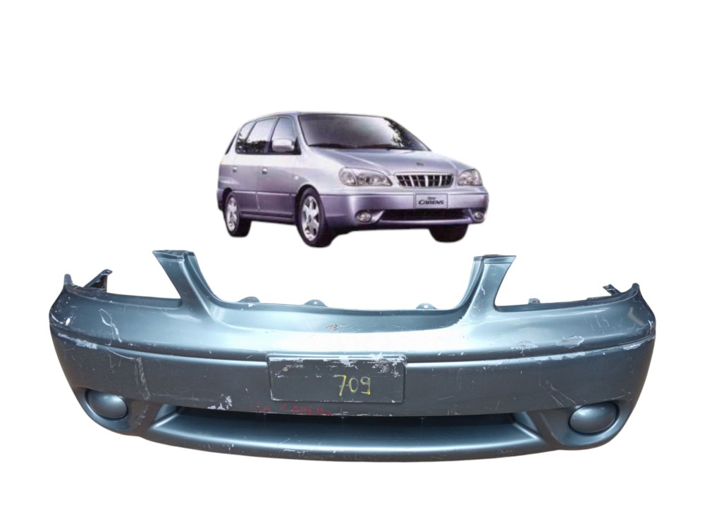 Parachoque Dianteiro Kia Carens 99 2001 Original  Cinza 1
