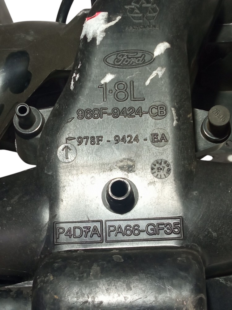 Coletor Admissão Ford Ka Escort 1999 2009 1 8 16v Zetec 6