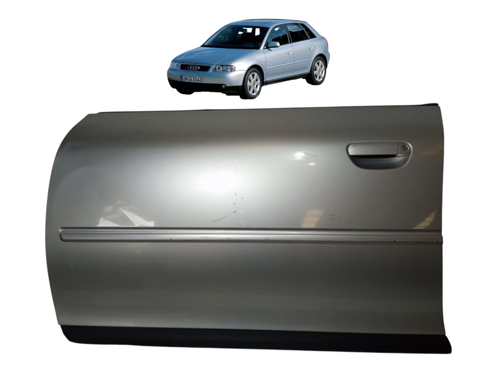 Porta Dianteira Esquerda Audi A3 2001 2006 4 Portas Original Dianteira Direito Prata 1