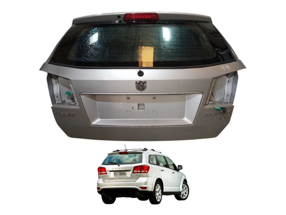 Tampa Traseira Blindada Porta Malas Dodge Journey 2009 2014 Prata 1