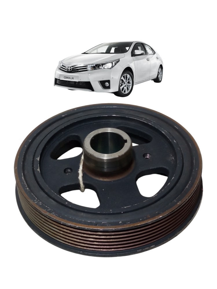 Polia Virabrequim Toyota Corolla 1.8 2.0 2013 2016 Original 1