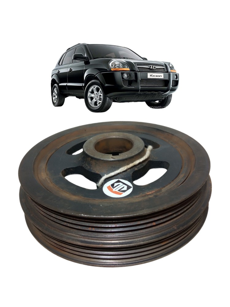 Polia Virabrequim Hyundai Tucson 2009 2012 2 0 16v Original 1